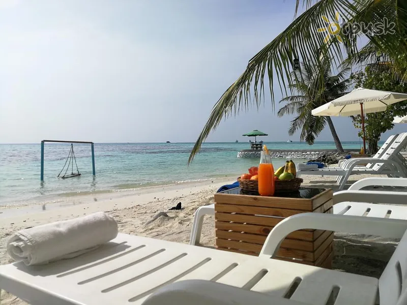 Фото отеля Crown Beach Hotel 4* Северный Мале Атолл Мальдивы пляж