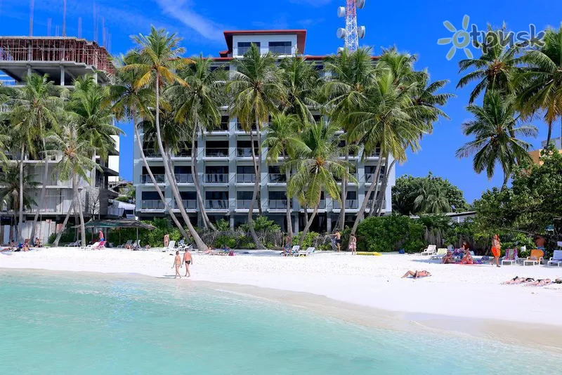 Фото отеля Handhuvaru Villa Boutique Hotel 3* Pietų Malės atolas Maldyvai papludimys