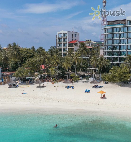 Фото отеля Arena Beach Hotel 4* Южный Мале Атолл Мальдивы пляж