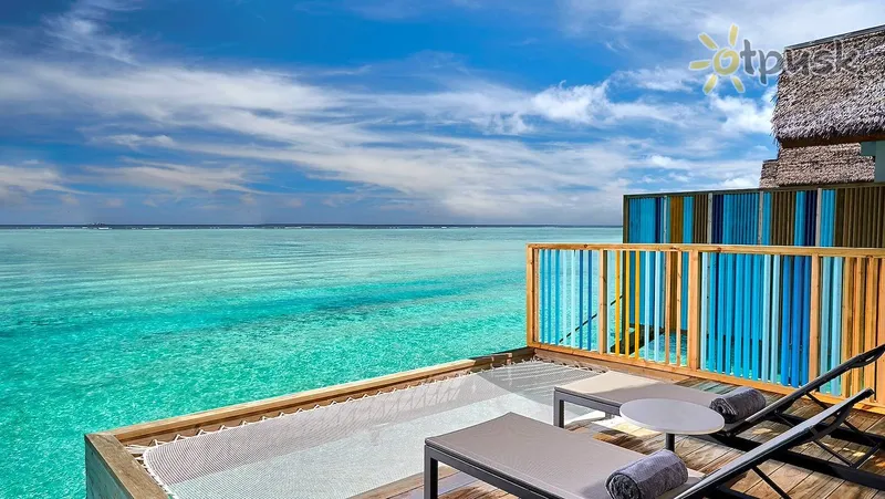 Фото отеля Hard Rock Hotel Maldives 5* Pietų Malės atolas Maldyvai išorė ir baseinai