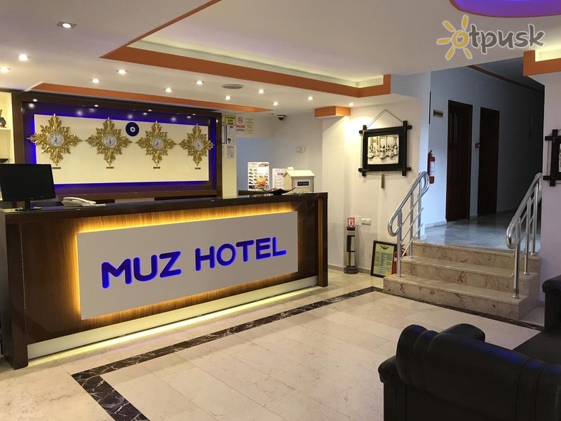 Фото отеля Muz Hotel 3* Алания Турция лобби и интерьер