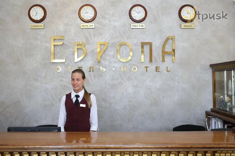 Фото отеля Европа 3* Irkutska Krievija vestibils un interjers