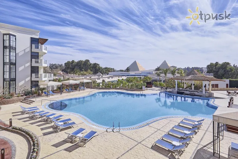 Фото отеля Steigenberger Pyramids Cairo Hotel 5* Kairas Egiptas išorė ir baseinai
