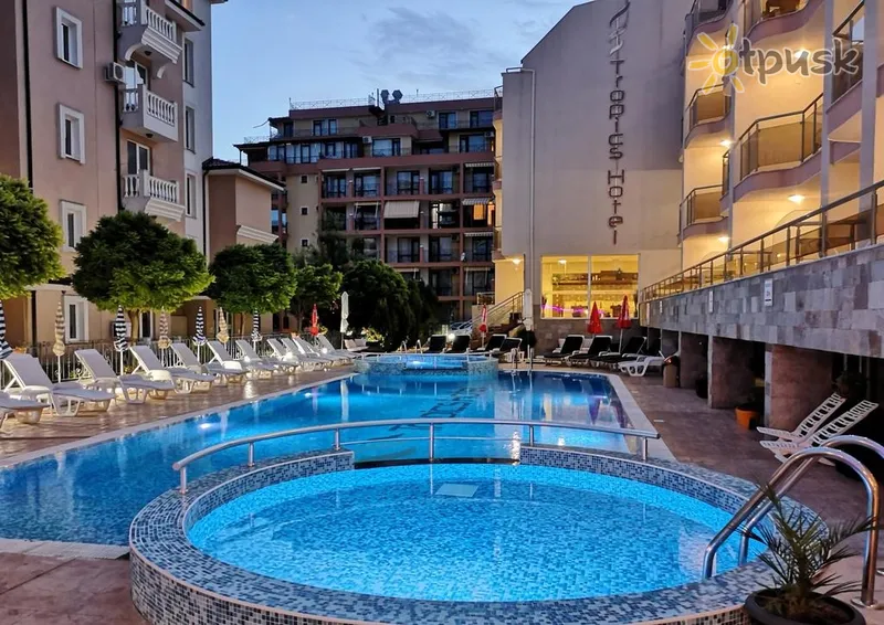 Фото отеля Tropics Hotel 3* Святий Влас Болгарія екстер'єр та басейни