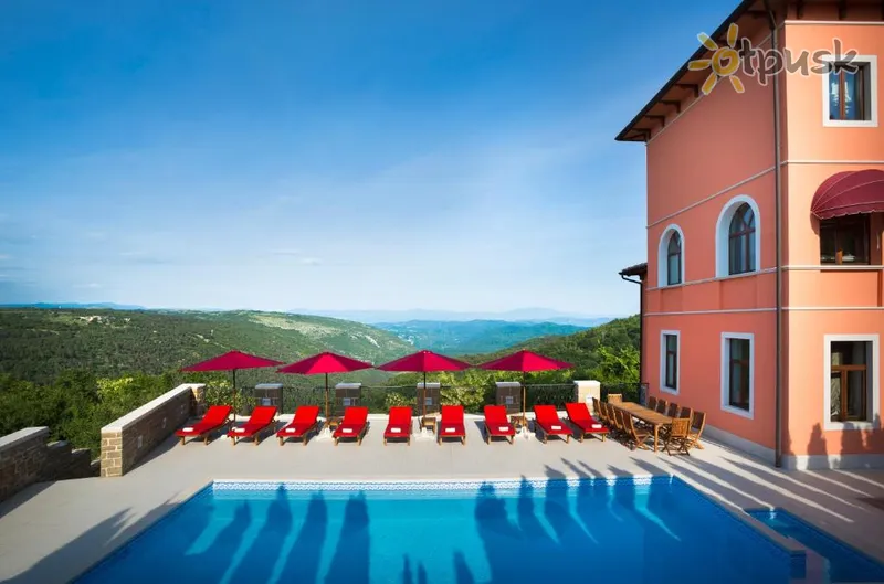 Фото отеля Palazzo Angelica 5* Oprtal Kroatija išorė ir baseinai