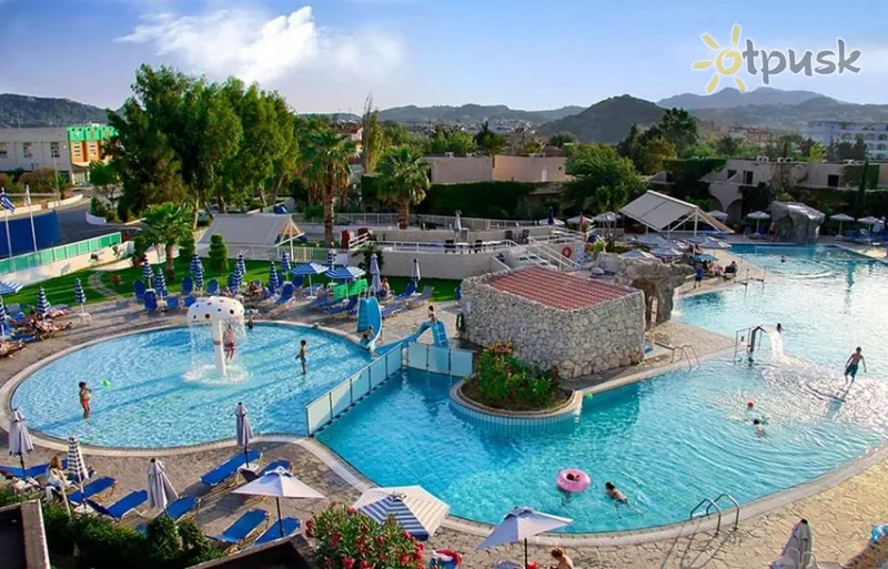 Фото отеля Sun Palace Hotel 4* Rodas Graikija išorė ir baseinai