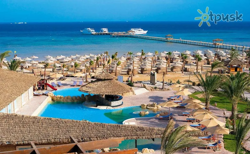 Фото отеля Amwaj Beach Club Abu Soma 4* Somos įlanka Egiptas išorė ir baseinai