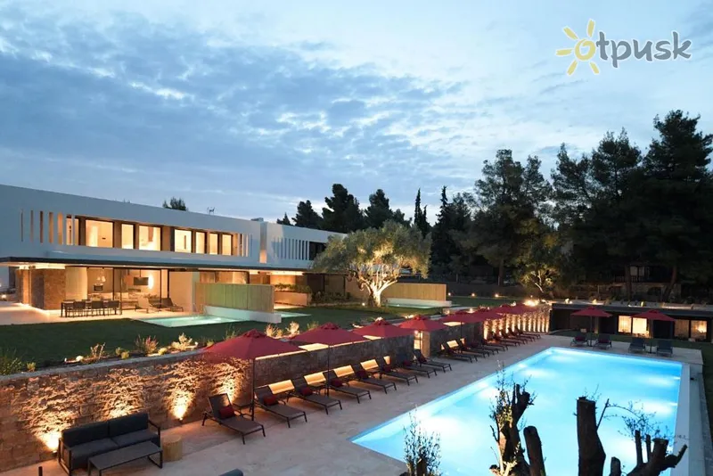 Фото отеля Amantes Villas & Suites 5* Halkidiki — Sitonija Grieķija ārpuse un baseini