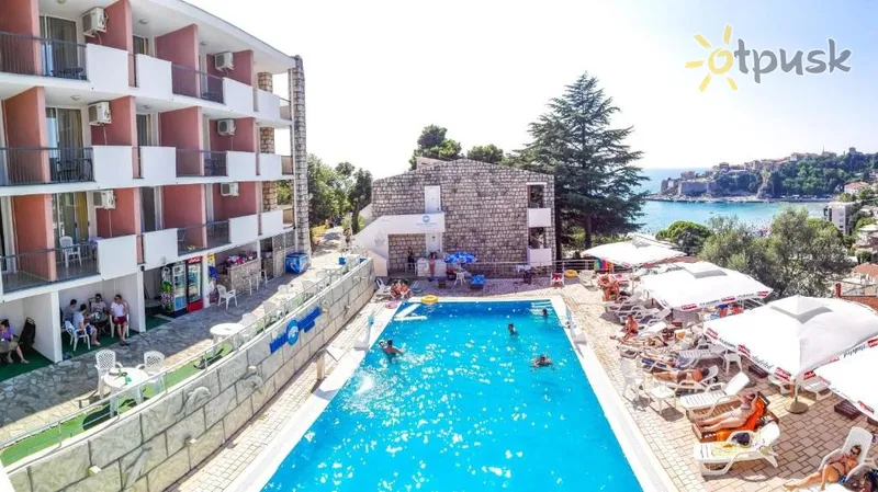 Фото отеля Mediteran Hotel 3* Ulcinj Juodkalnija išorė ir baseinai