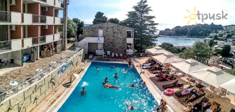 Фото отеля Mediteran Hotel 3* Ulcinj Juodkalnija išorė ir baseinai