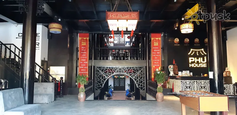 Фото отеля Phu House Hostel 3* apie. Phu Quoc Vietnamas fojė ir interjeras