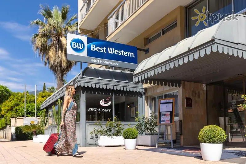 Фото отеля Best Western Hotel Mediterranee Menton 3* Ментон Франция экстерьер и бассейны