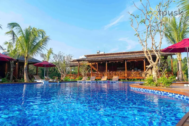 Фото отеля Bambusa Resort 3* apie. Phu Quoc Vietnamas išorė ir baseinai