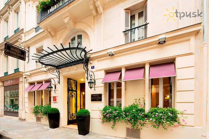 Фото отеля Queen Mary 3* Париж Франция экстерьер и бассейны