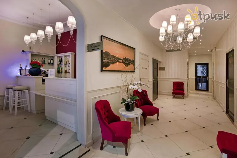 Фото отеля Queen Mary 3* Париж Франция лобби и интерьер