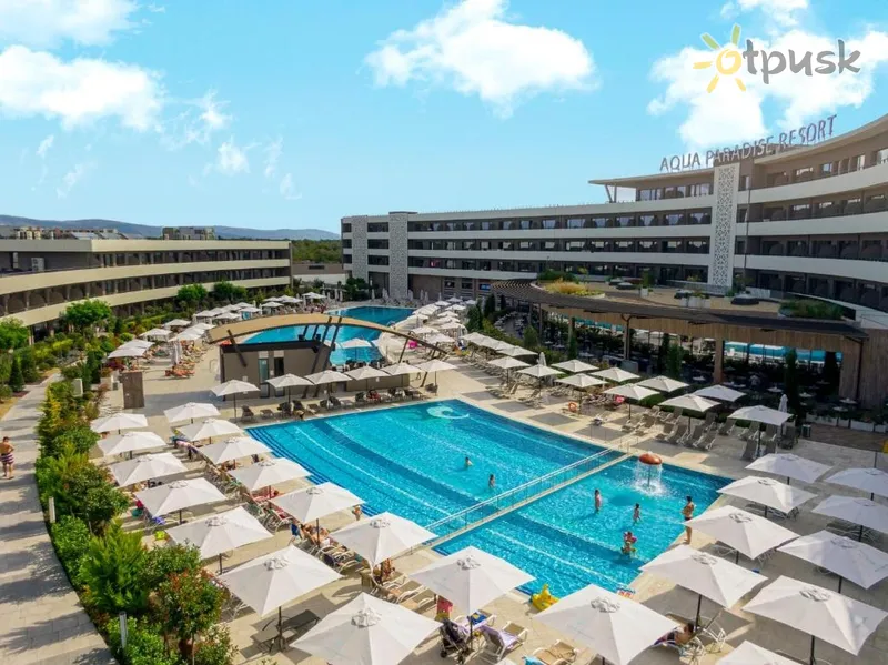 Фото отеля Aqua Paradise Resort 4* Nesebāra Bulgārija ārpuse un baseini