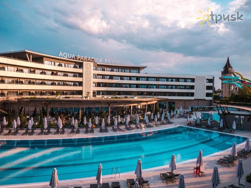 Фото отеля Aqua Paradise Resort 4* Несебр Болгария экстерьер и бассейны