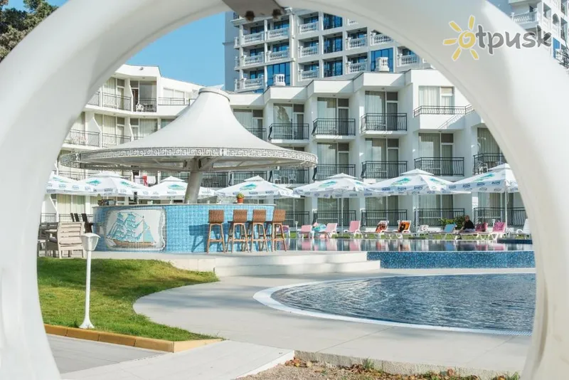 Фото отеля Flamingo Beach Hotel 3* Saulainā pludmale Bulgārija ārpuse un baseini
