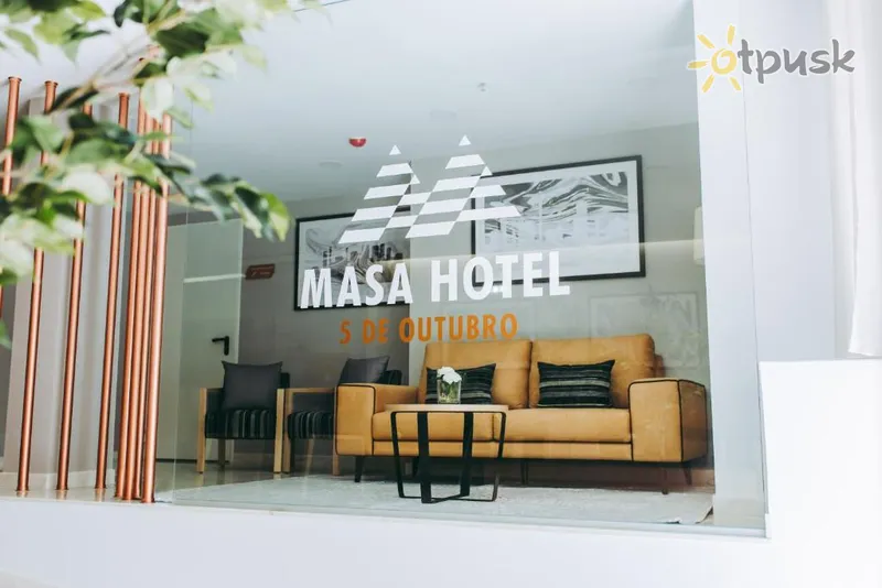 Фото отеля Masa Hotel 5 de Outubro 3* Лиссабон Португалия лобби и интерьер