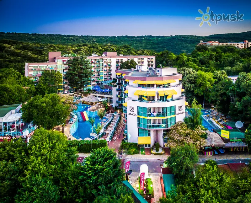 Фото отеля COOEE Mimosa Sunshine Hotel 4* Auksinės smiltys Bulgarija išorė ir baseinai