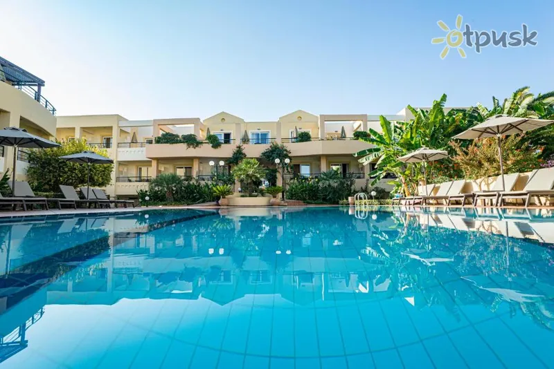 Фото отеля Helios Apartments 3* о. Крит – Ханья Греція екстер'єр та басейни