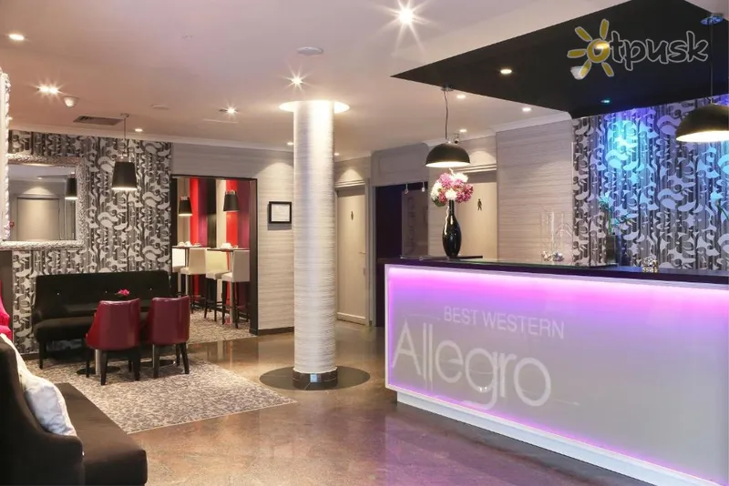 Фото отеля Best Western Allegro Nation 4* Paryžius Prancūzija fojė ir interjeras