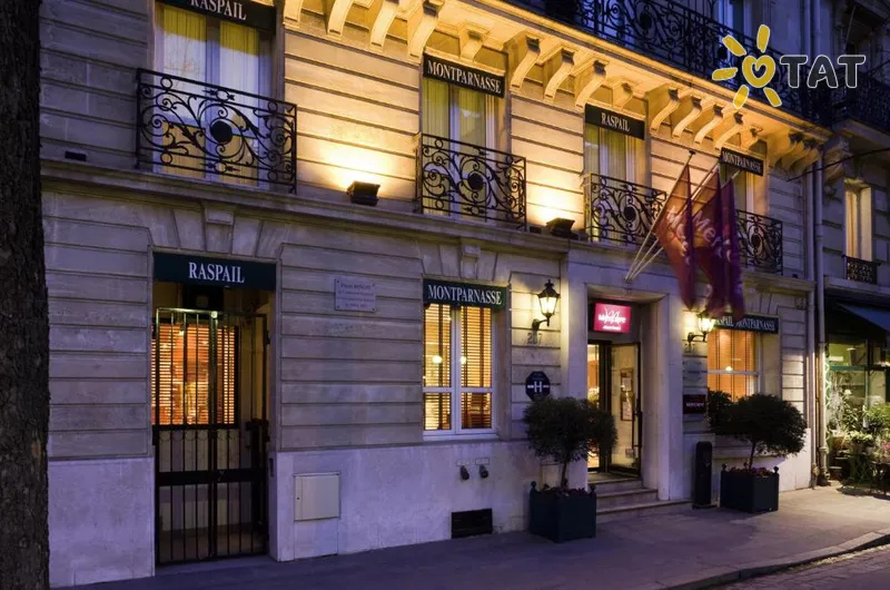 Фото отеля Mercure Montparnasse Raspail 4* Париж Франція екстер'єр та басейни