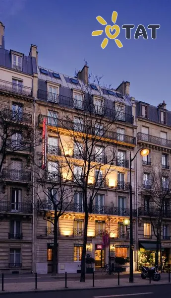 Фото отеля Mercure Montparnasse Raspail 4* Париж Франція екстер'єр та басейни