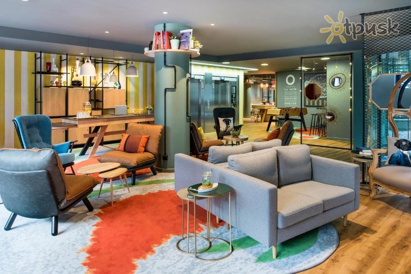 Фото отеля Adagio Paris Bercy Village 3* Париж Франция лобби и интерьер