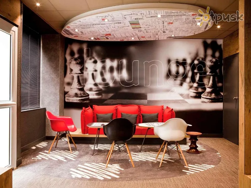 Фото отеля ibis Paris Maine Montparnasse 14th Hotel 3* Paryžius Prancūzija fojė ir interjeras