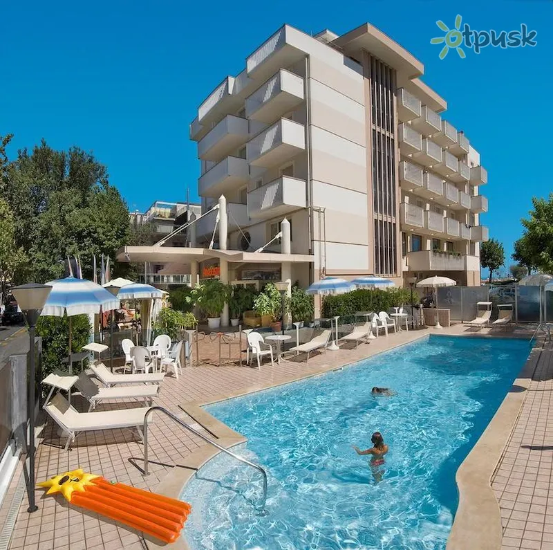 Фото отеля Aragosta Hotel 3* Ріміні Італія екстер'єр та басейни