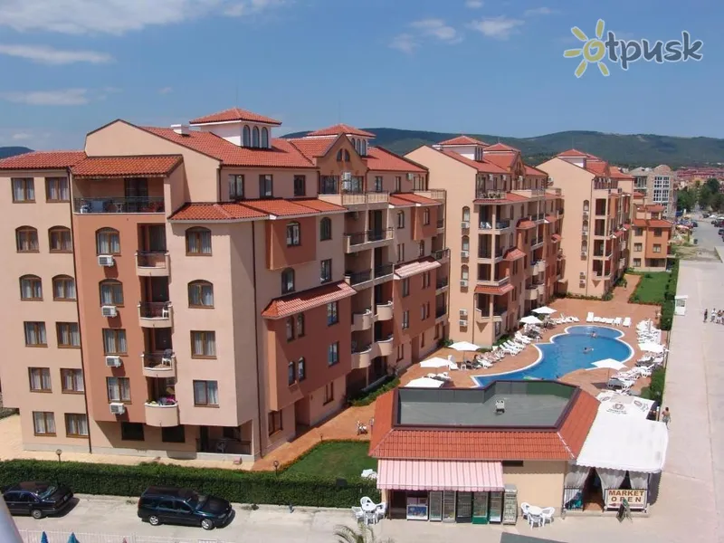 Фото отеля Kasandra Aparthotel 2* Saulėtas paplūdimys Bulgarija išorė ir baseinai