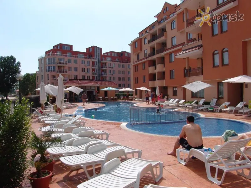 Фото отеля Kasandra Aparthotel 2* Сонячний берег Болгарія екстер'єр та басейни