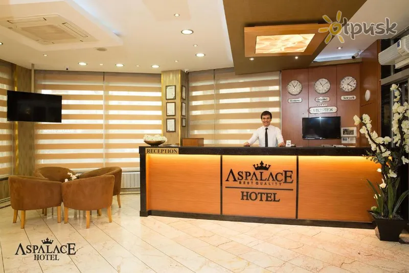 Фото отеля Aspalace 3* Стамбул Турция лобби и интерьер