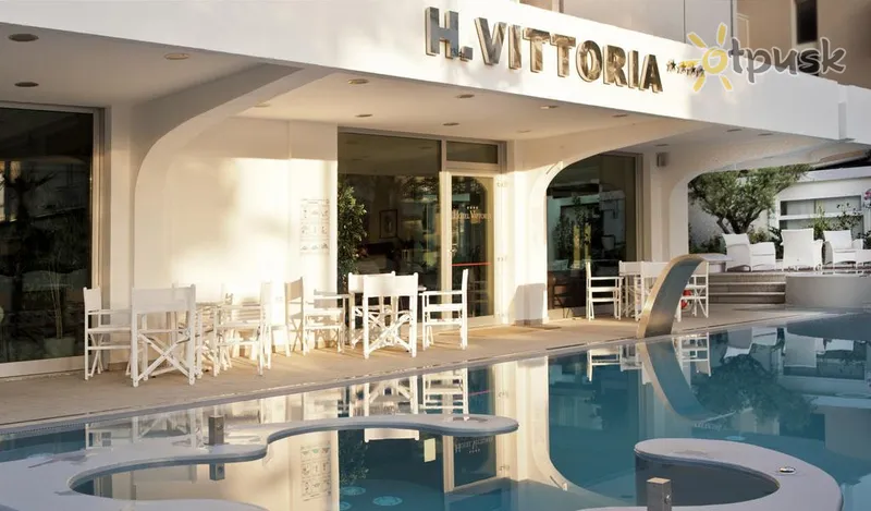 Фото отеля Vittoria Hotel 4* Римини Италия экстерьер и бассейны