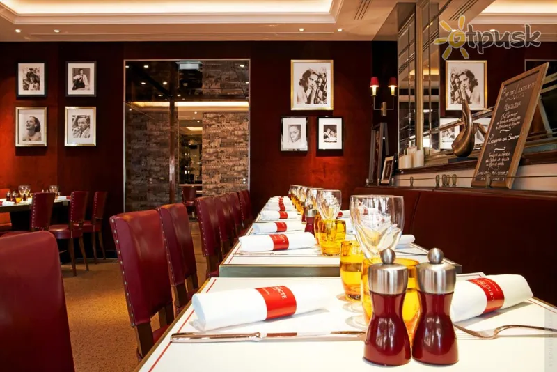 Фото отеля Montaigne Hotel 5* Paryžius Prancūzija barai ir restoranai