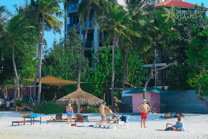Фото отеля Seashore Beach Inn 3* Южный Мале Атолл Мальдивы экстерьер и бассейны