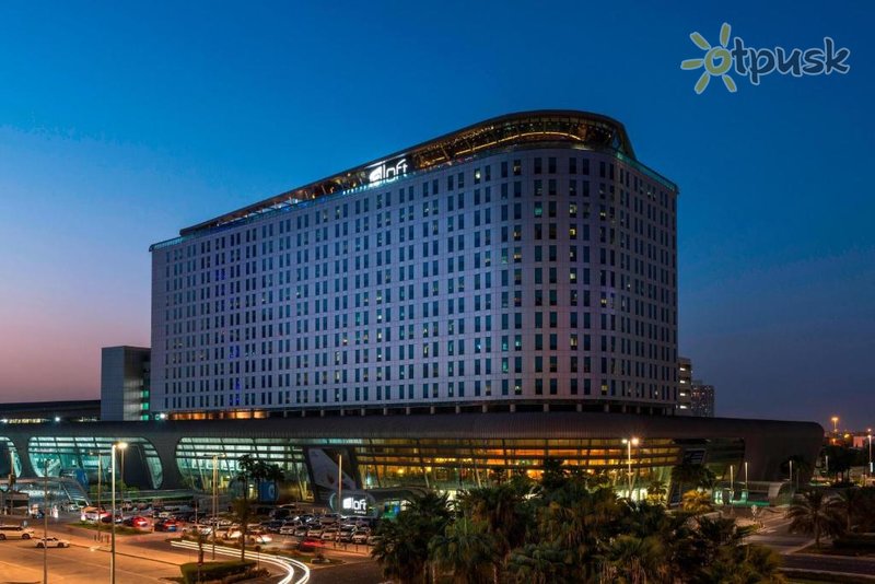 Фото отеля Aloft Abu Dhabi 4* Абу Даби ОАЭ экстерьер и бассейны