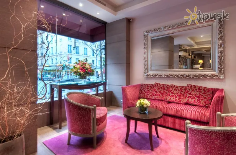 Фото отеля Hotel Massena Paris 3* Paryžius Prancūzija fojė ir interjeras
