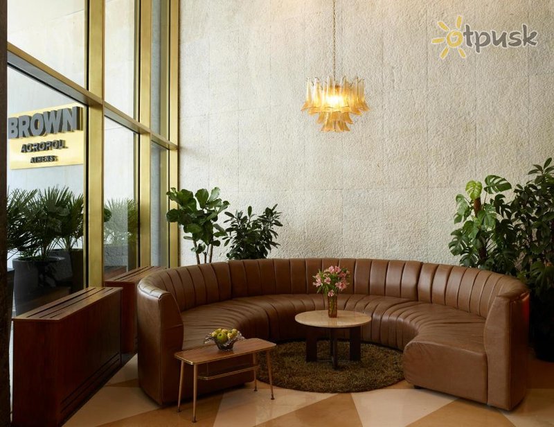 Фото отеля Brown Acropol 4* Афины Греция лобби и интерьер