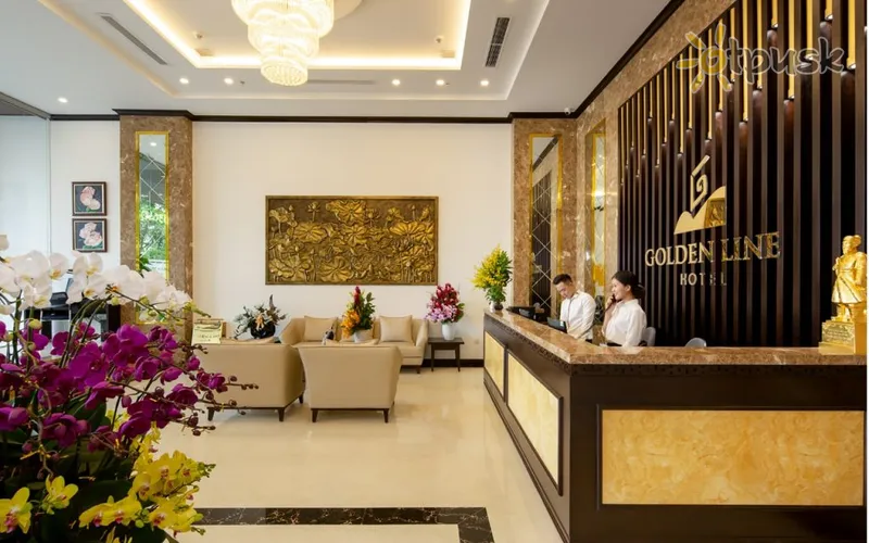 Фото отеля Golden Line Danang Hotel 3* Дананг Вьетнам лобби и интерьер