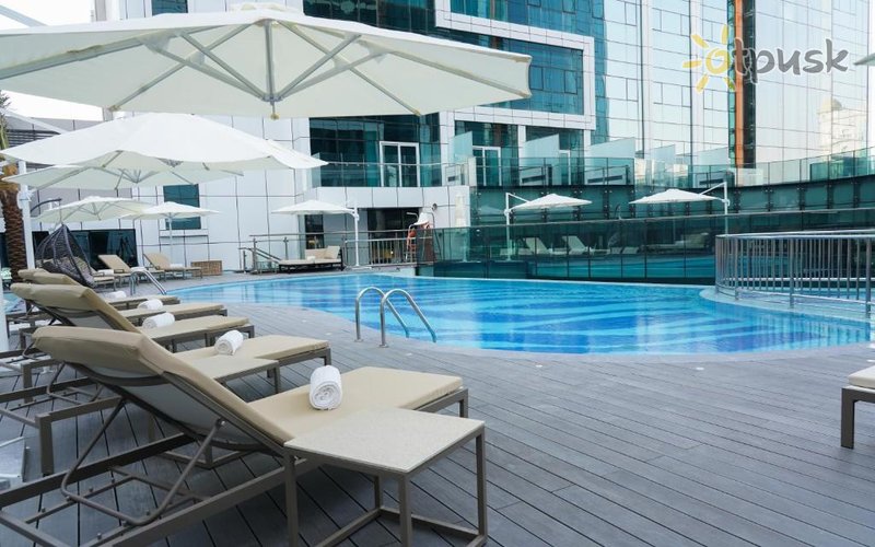 Фото отеля Al Khoory Sky Garden Hotel 4* Дубай ОАЭ экстерьер и бассейны