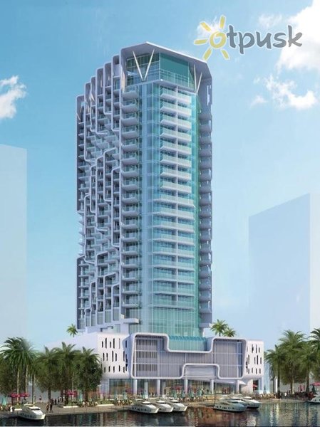 Фото отеля Hyde Hotel Dubai 5* Дубай ОАЭ экстерьер и бассейны