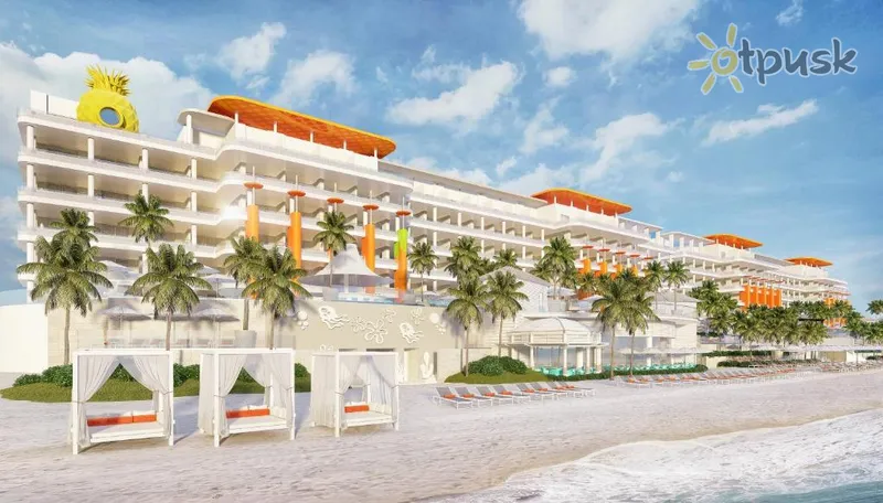 Фото отеля Nickelodeon Hotels & Resorts Riviera Maya 5* Рив'єра Майя Мексика пляж