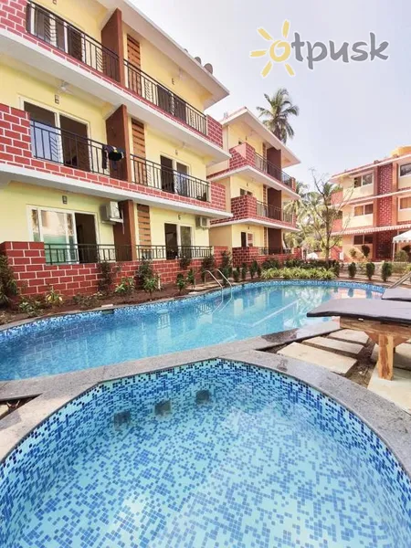 Фото отеля Mariners Bay Suites 4* Šiaurės Goa Indija išorė ir baseinai