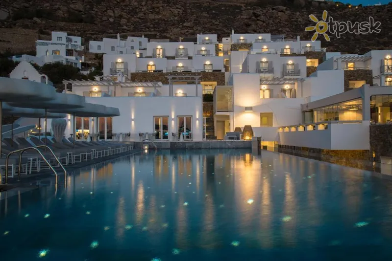 Фото отеля Mykonos Riviera 5* par. Mykonos Grieķija ārpuse un baseini