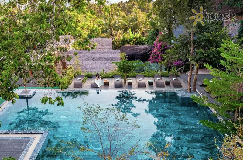 Фото отеля M Village Tropical Phu Quoc 4* о. Фукуок Вьетнам экстерьер и бассейны