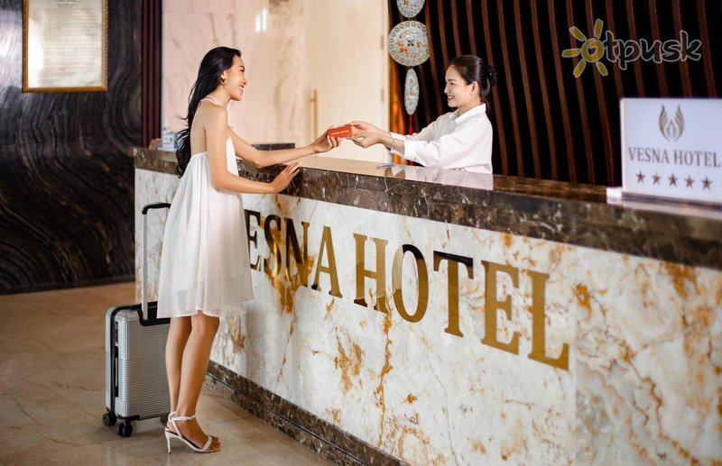 Фото отеля Vesna Hotel 4* Нячанг Вьетнам лобби и интерьер