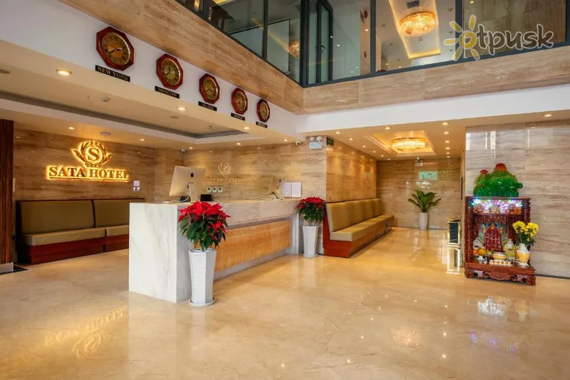 Фото отеля Sata Hotel 3* Нячанг В'єтнам лобі та інтер'єр