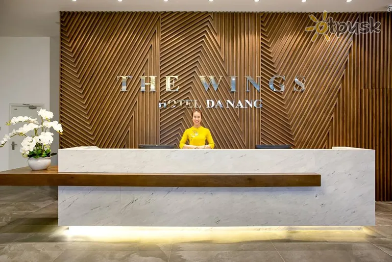Фото отеля The Wings Hotel 3* Дананг В'єтнам лобі та інтер'єр